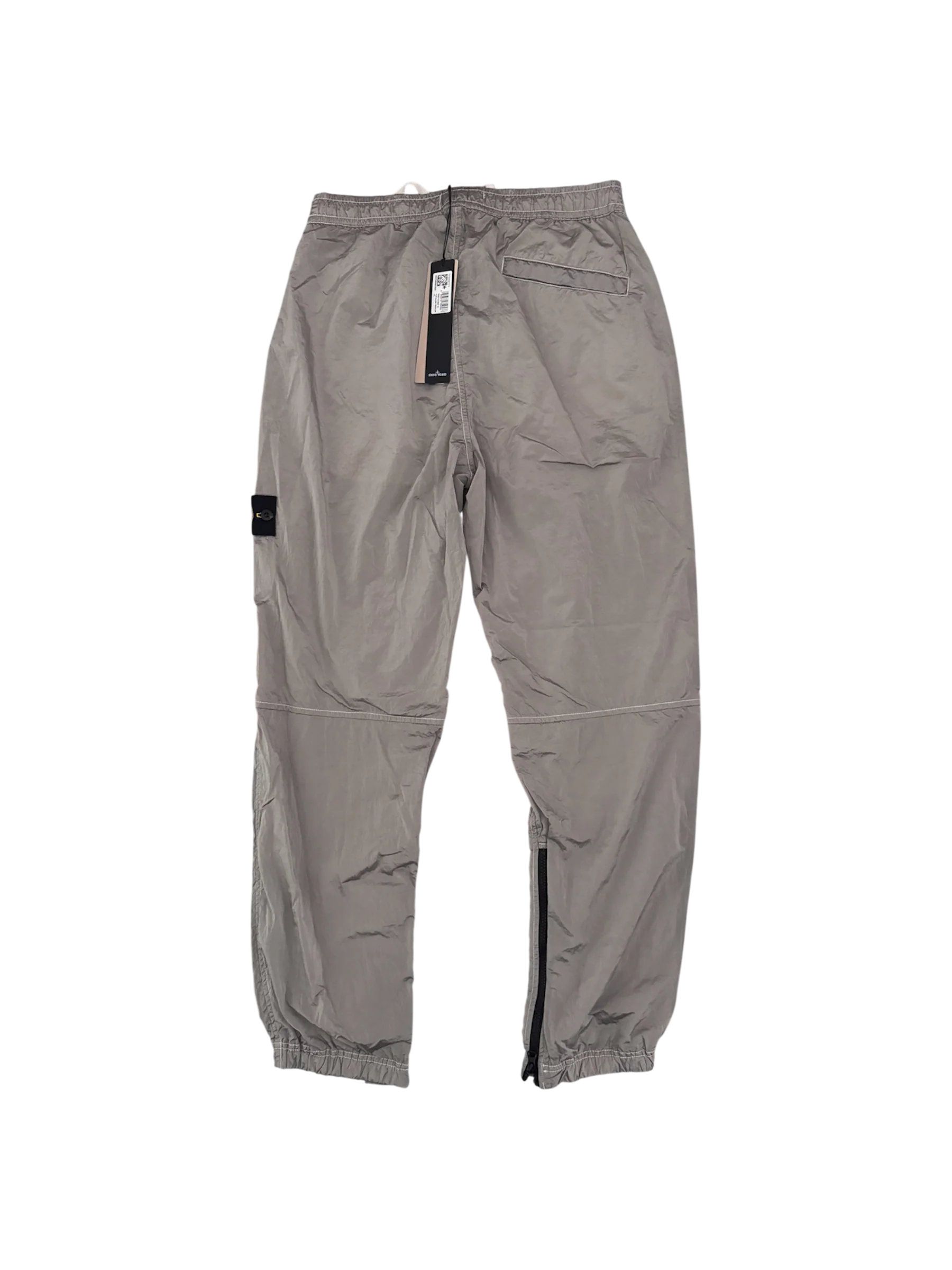 Stone Island Econyl Nylon Metal Grey Trousers - W36 - Image 2