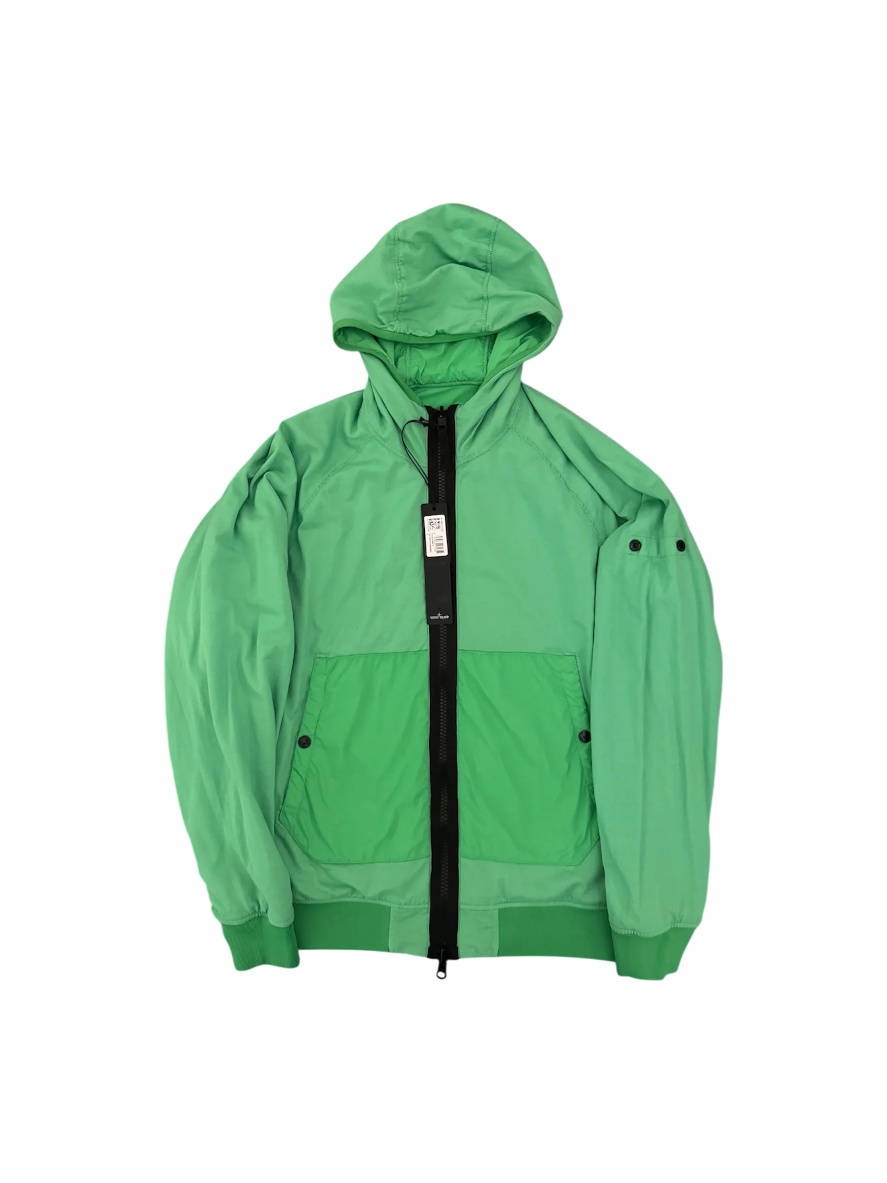 Stone Island Green 'Comfort Tech Composite' Reversible Jacket - Large - Image 2