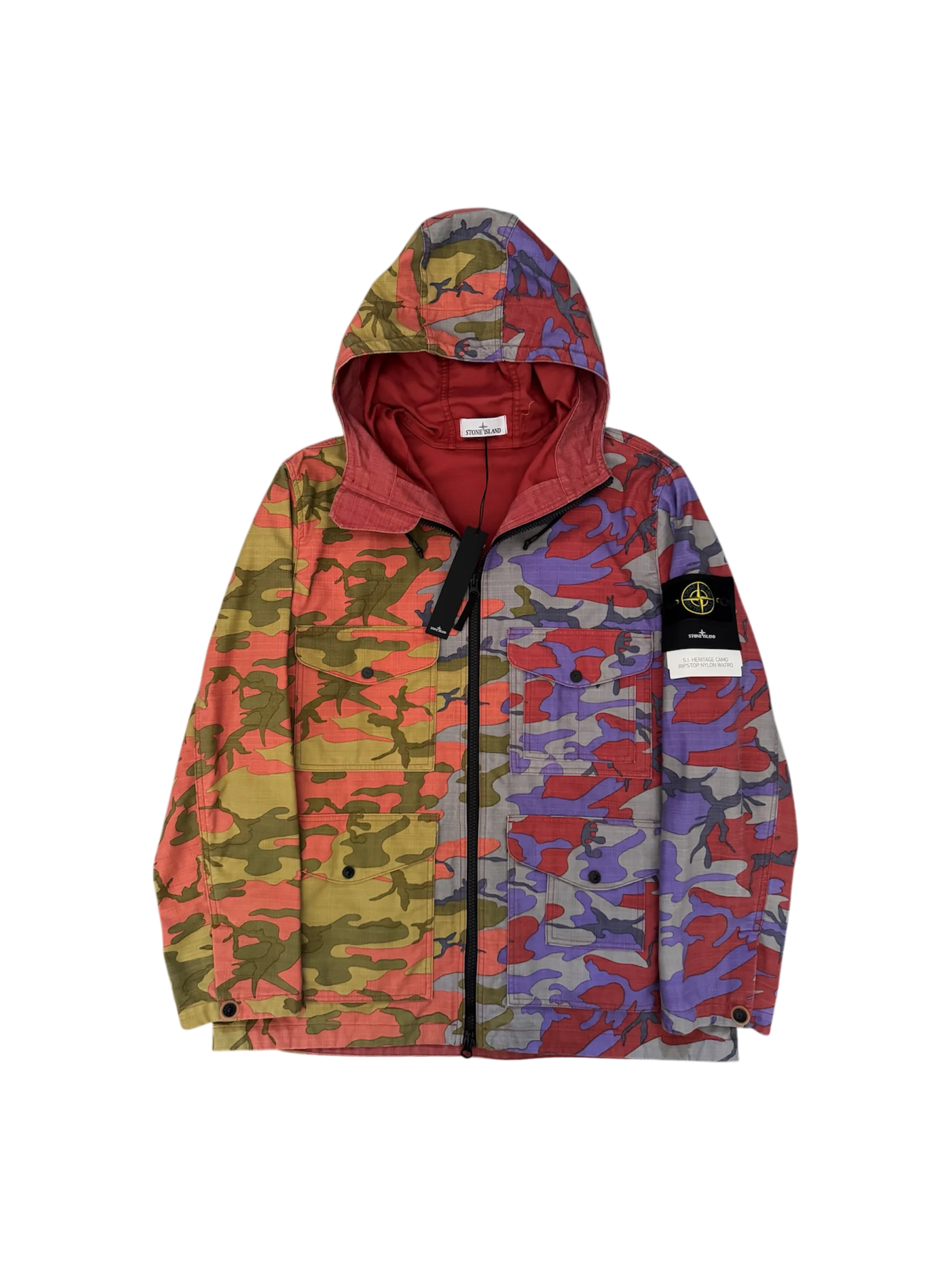 Stone Island 'Heritage Camo Ripstop Nylon Watro' Jacket - XL