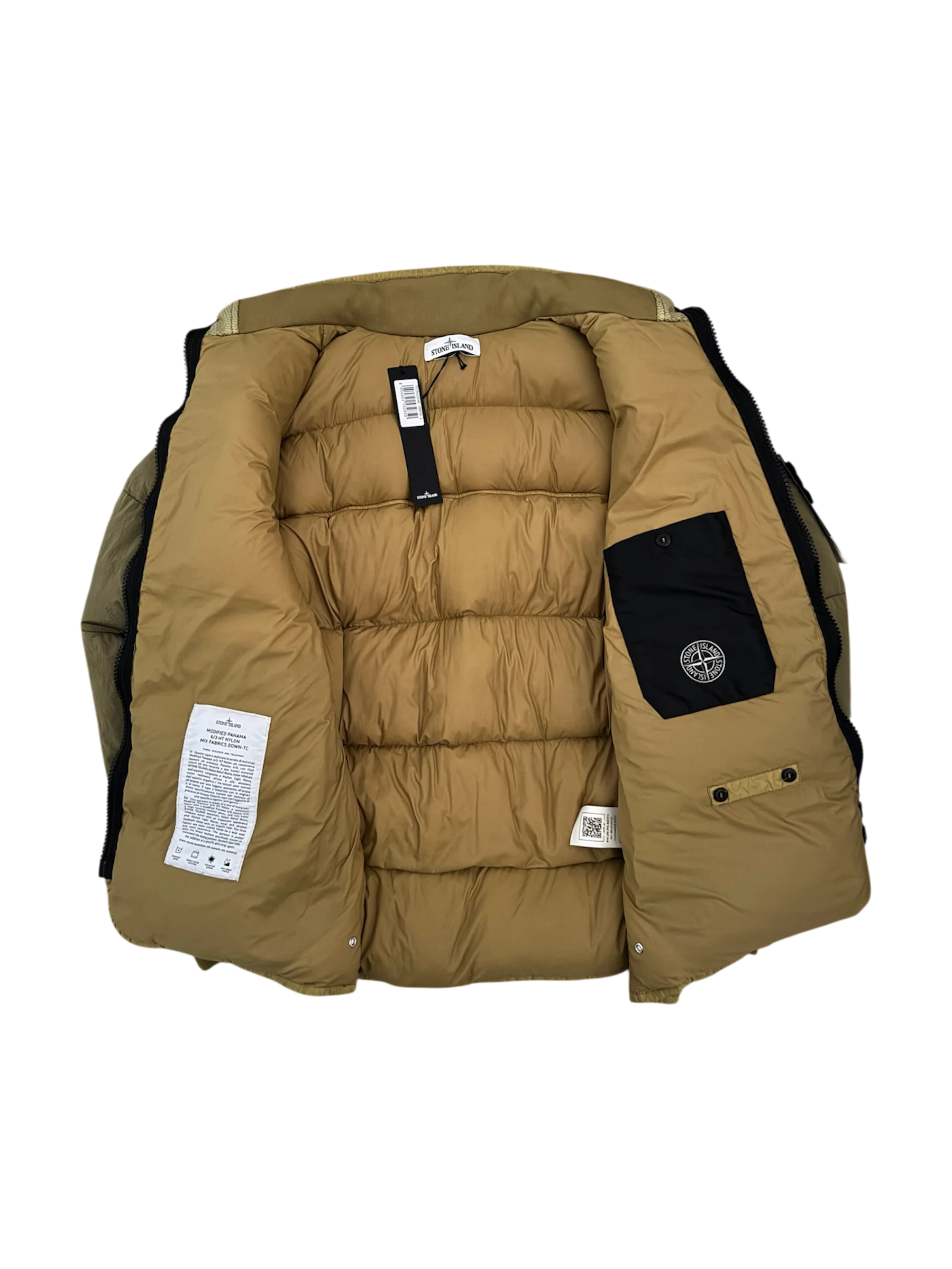 Stone Island 'Modified Panama 6/3 HT Nylon Mix Fabrics Down' Puffer - Large - Image 2