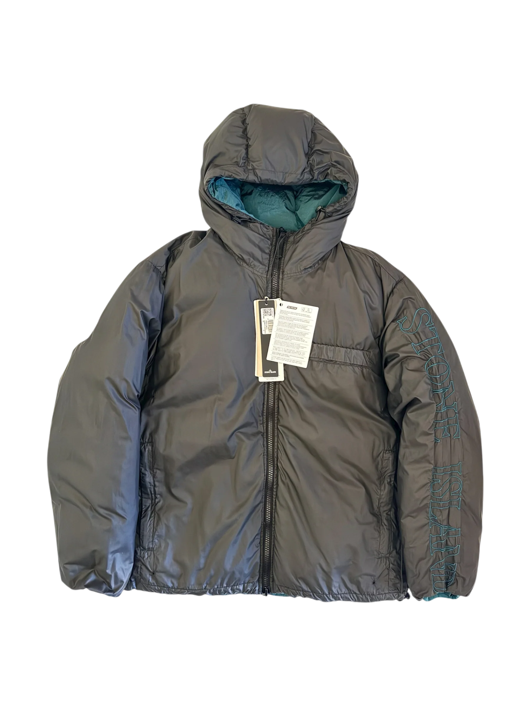 Stone Island 'Nylon Metal Econyl Down TC' Reversible Puffer - XL - Image 2
