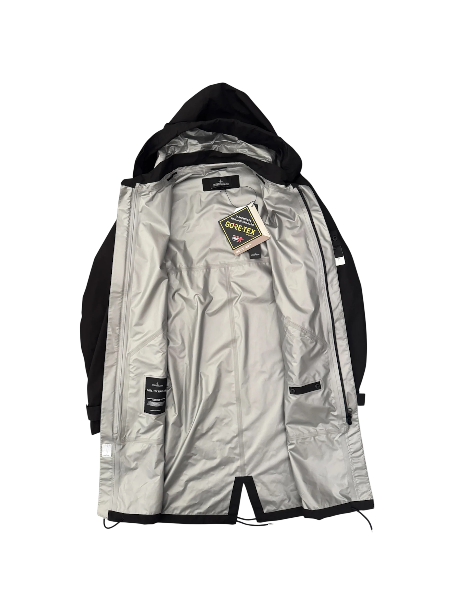 Stone Island Shadow Project Black 'Goretex Paclite' Parka - XL - Image 3