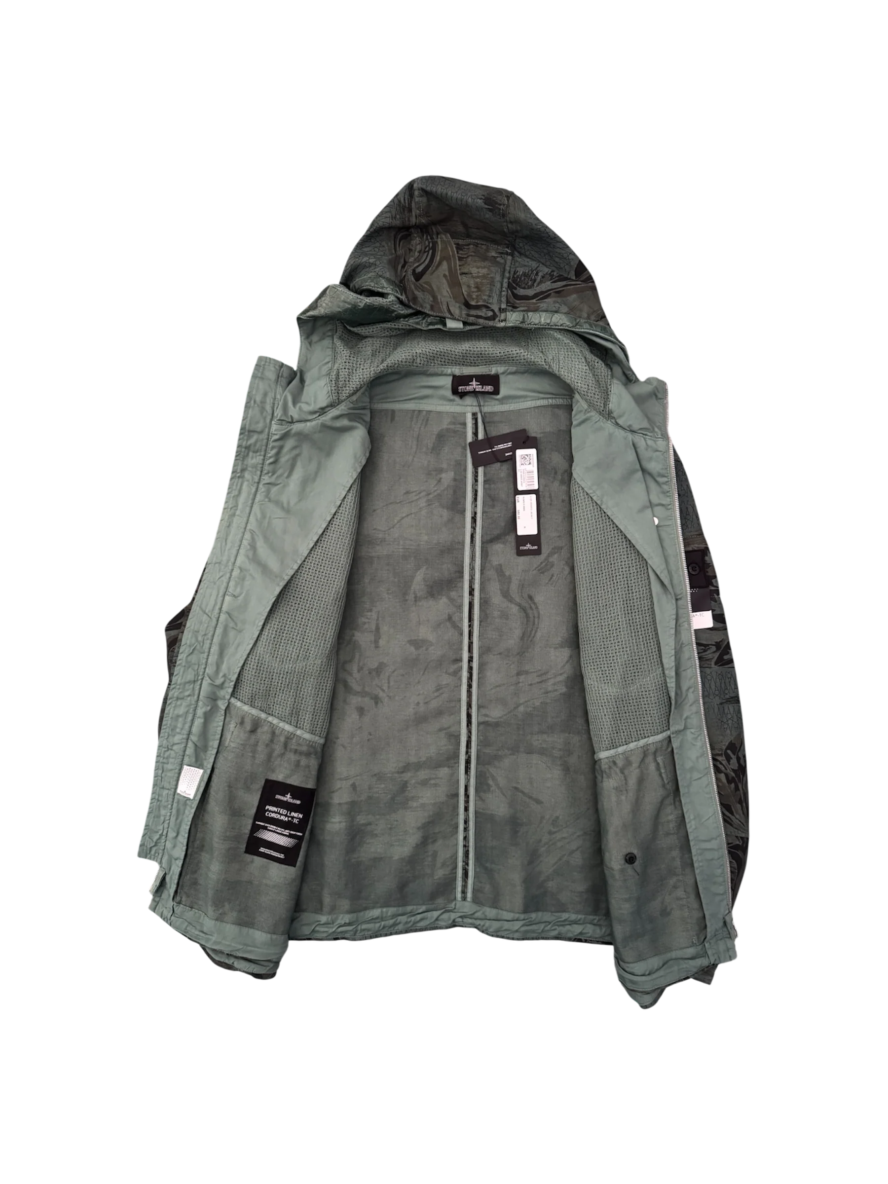 Stone Island Shadow Project 'Printed Linen Cordura TC' Jacket - XL - Image 2