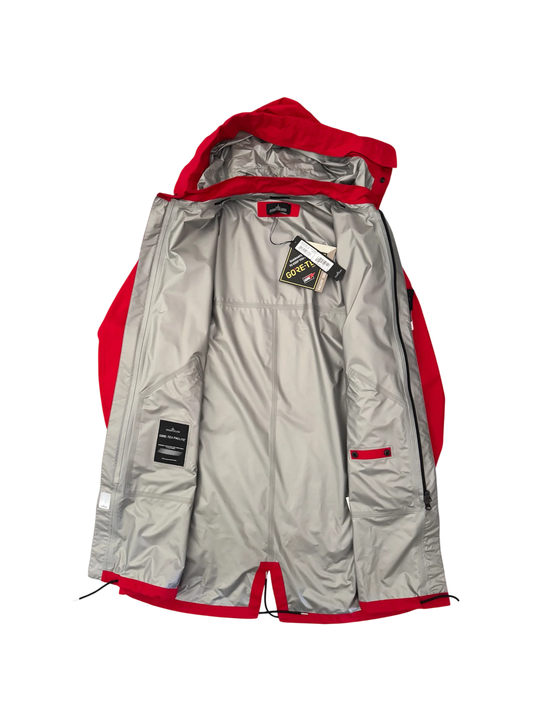 Stone Island Shadow Project Red 'Goretex Paclite' Parka - Large - Image 2